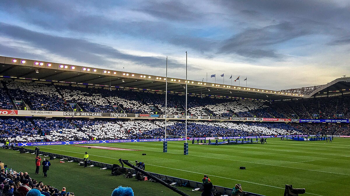 Murrayfield Stadium - Edimbourg - crédit : Murrayfield_Autumn_2017_wikimedia